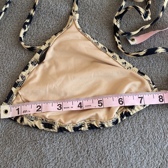 J. Crew Animal Print Two Piece Swimsuit - Picture 7 of 8